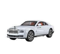 SYYANFEI 1:24 For Rolls-Royce Ghost Pull Back Car Toy Indoor Outdoor Play(White)