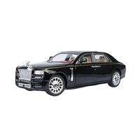SYYANFEI 1:24 For Rolls-Royce Phantom Deluxe Edition Toy Car Model Gift Idea(Black)