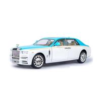 SYYANFEI 1:24 For Rolls-Royce Phantom Deluxe Edition Toy Car Model Gift Idea(Blue)