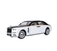SYYANFEI 1:24 For Rolls-Royce Phantom Deluxe Edition Toy Car Model Gift Idea(White)