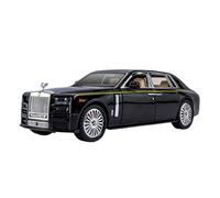 SYYANFEI 1:24 For Scale Rolls-Royce Phantom Alloy Luxury Sedan Model Toy Car Indoor Outdoor Play(Black)