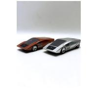 SYYANFEI 1:43 For Lancia Stratos Zero 1970 Collectible Die-Cast Vehicles Decorative Items And Model Car Gifts(Orange)