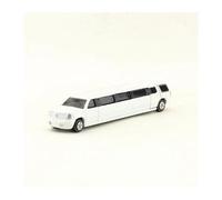 SYYANFEI Scale Casting Car For Metal Toy Vehicle Model Stretch Lincoln Limousine Collection Gift Doors Openable Vehicle Toy(White)