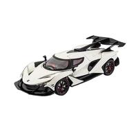 SYYANFEI Scale Casting Car Model 1:24 For Apollo IE Alloy Race Car ToysHypercar Model With Sound Light Pull Back Vehicles Gifts mini vehicle toy(White)