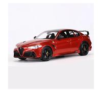 SYYANFEI Toy Model Car 1:18 For Alfa Romeo Giulia GTAm Open All Doors Alloy Model Car Toys Hobby Vehicles Collection Ornaments Display(Red 1)