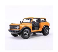 SYYANFEI Toy Model Car 1:18 For Ford 2021 Bronco Wildtrak Alloy Cars Car Model With Base Hobby Toy Enthusiast Collectible Gifts Miniature(Yellow)
