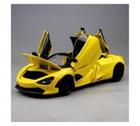 SYYANFEI Toy Model Car 1:18 For McLaren 720S Alloy Model Car Toy Boys Vehicle Gift(Yellow)