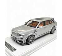 SYYANFEI Toy Model Car 1:18 For Rolls-Royce Cullinan MANSORY Resin Collectable Model Toy Car Audiophile (Gray)