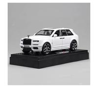 SYYANFEI Toy Model Car 1:20 Rolls-Royce Cullinan Alloy Car Model Toys Collection Ornaments For Boys Enthusiasts Dream Gift(White)