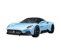 SYYANFEI Toy Model Car 1:22 For Masha MC20 Finished Product Simulation Sound And Light Pull Back Hobby Game Miniature Car Metal(Blue)