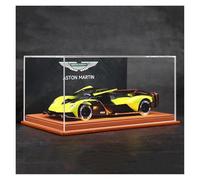 SYYANFEI Toy Model Car 1:24 For Aston Martin Valkyrie Supercar Model Toys Fans Collection Display Boy Gifts(Yellow)