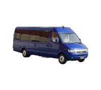 SYYANFEI Toy Model Car 1:24 For CK EV Yisheng Pure Electric Business Bus Toy Model Car With Lights Version Gift Blue