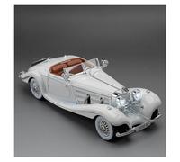 SYYANFEI Toy Model Car 1:24 For Mercedes-Benz 500K Classic Alloy Car Model Diecast Vehice Toy Collectibles Gift Miniature(White)