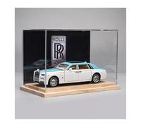 SYYANFEI Toy Model Car 1:24 for Rolls-Royce Cullinan Phantom Luxury Alloy Diecast Car Model Toy friends and relatives(Blue White-A)