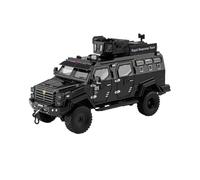 SYYANFEI Toy Model Car 1:24 For Sabertooth Vwith Light Music Miniature Armored Metal Model Car For Boys Teenage Enthusiasts Miniature(Black)