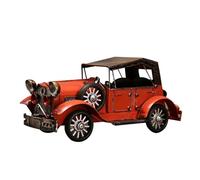 SYYANFEI Toy Model Car 1:24 For Vintage Nostalgic Classic Car Model Toy Creative Desk Ornament Gift(Red)