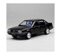 SYYANFEI Toy Model Car 1:24 For Volkswagen Santana Pusan Alloy Classic Car Replica Model Nostalgia Collection (Black)