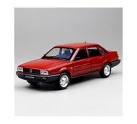 SYYANFEI Toy Model Car 1:24 For Volkswagen Santana Pusan Alloy Classic Car Replica Model Nostalgia Collection (Red)