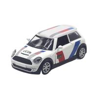 SYYANFEI Toy Model Car 1:32 For Miniature Alloy Painting 53 Racing Classic Iecast Metal Toy Vehicles Party Ornament Boy Gift Miniature(White 1)