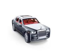 SYYANFEI Toy Model Car 1:32 For Simulation Rolls-Royce Phantom Alloy Toy Car Model Ornaments Boy Collection Miniature(Black)
