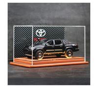 SYYANFEI Toy Model Car 1:32 For Toyota Tacoma TRO Travel Version Alloy Diecast Model Pickup Truck Toys Desktop Ornaments Gift(Black)