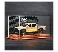 SYYANFEI Toy Model Car 1:32 For Toyota Tacoma TRO Travel Version Alloy Diecast Model Pickup Truck Toys Desktop Ornaments Gift(Beige)