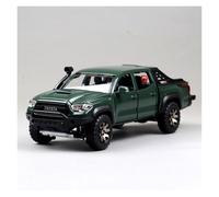 SYYANFEI Toy Model Car 1:32 For Toyota Tacoma TRO Travel Version Alloy Diecast Model Pickup Truck Toys Adventurous Play(green)