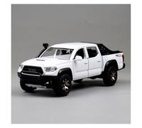 SYYANFEI Toy Model Car 1:32 For Toyota Tacoma TRO Travel Version Alloy Diecast Model Pickup Truck Toys Adventurous Play(White)
