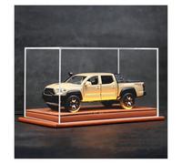 SYYANFEI Toy Model Car 1:32 For Toyota Tacoma TRO Travel Version Truck Alloy Model Diecast Car Desktop Ornaments(Beige)