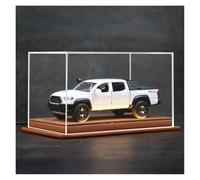 SYYANFEI Toy Model Car 1:32 For Toyota Tacoma TRO Travel Version Truck Alloy Model Diecast Car Desktop Ornaments(White)