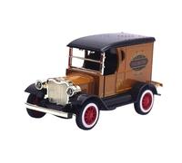 SYYANFEI Toy Model Car 1:32 Ford Retro Alloy Car Model Boy Collection Toys Metal Toy Vehicles Miniature(Curry)