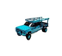 SYYANFEI Toy Model Car 1:64 For Scale 1975 Silverado Extended Pickup Truck Alloy Model Car Gift Vehicle Toy Static Display