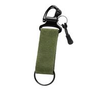 Syyavrrta Multipurpose Non-Locking Carabiner with Nylon Webbing, Alloy Clip for Versatile Gear Attachment to Backpacks and Belt Loops (1 Piece)