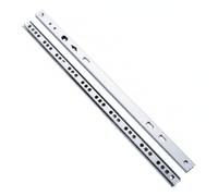 Syyavrrta Smooth Cabinet Drawer Repair: 17mm Two-Fold Ball Bearing Slides with Soft-Close, Galvanized Steel Runners