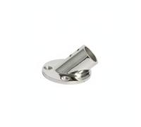 Syyavrrta Versatile 45-Degree Marine Tube Base, Multipurpose 316 Stainless Steel Deck Hardware for Handrails and Frameworks (1 Piece)