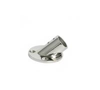 Syyavrrta Versatile 45-Degree Marine Tube Base, Multipurpose 316 Stainless Steel Deck Hardware for Handrails and Frameworks (1 Piece)