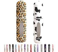 Syyflibb Refillable Perfume Atomizer Travel Bottles- Portable Leakproof Mini Sprayer for Cologne & Essential Oils, Plastic Empty Perfume Bottles with Unique Patterns (grivelle)