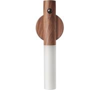 SYYHSYAL Wooden Motion Sensor Night Lights, Magnet Body Hallway Rechargeable LED Wireless Wall Sconces, Portable Decor Battery Powered Indoor Torch Lighting for Bedroom