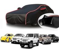 SYYLPDCHEY Car Cover Waterproof for Toyota MR2 MK1 MK2, Car Cover Outdoor, Full Car Cover,Sun Protection,Windproof Dustproof Scratch Resistant,durable Car Cover(Black-red,MK2)