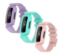 Syylqyr 3Pcs Sports Wristband Compatible with Google Fitbit Ace 3 and Fitbit Inspire 2, Durable Wristband for Daily Wear Sports and Water Activities