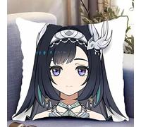 SYYNB Game Character Stuffed Pillow for Impact Lan Yan, Soft Impact Decoration Cushion with Invisible Zipper Apply To Home Sofa Bedding Decoration,A 35 * 35CM
