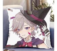 SYYNB Game Character Stuffed Pillow for Lyney, Soft Impact Decoration Cushion with Invisible Zipper Apply To Home Sofa Bedding Decoration,C 45 * 45CM