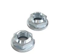 Syzhuoyin 2PCS CV Axle Nut, M24x2.0 Self-Locking Nut 48mm Hex, Compatible with Buick Cadillac Chevrolet Ford