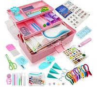 Syzopq Paper Quilling Kit for Beginners - Adults Quilling Kit with Instructions & Storage Box (Pink Box)