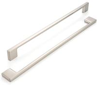 SYZOW 6 Pack Brushed Nickel Kitchen Cabinet Handles 320mm Hole Center Kitchen Door Handles Drawer Cupboard Handles