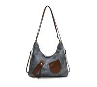 Syzplnwy 3-Way Convertible Commuter Tote Bag, Shoulder/Crossbody/Backpack Carry, Large Capacity (Black)