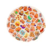 Syzplnwy 360-Pc Capybara Charms: 2cm Cute Animal Acrylic Keychain/Decor DIY