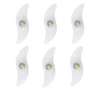 Syzplnwy 6 Pack LED Bike Wheel Spoke Lights - 3 Flashing Modes, Waterproof, Easy Clip-On for Adults/Kids Night Cycling, Colorful