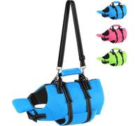 Syzplnwy Dog Life Jacket with Zipper - Adjustable High-Buoyancy Swim Vest for Small, Medium Dogs, Reflective Flotation Vest for Swimming, Boating & Water Adventures