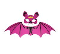 Syzplnwy Halloween Bat Costume for Kids - Soft Felt Wings & Mask Set, Cute Toddler Dress-Up for Preschool Parties, Spooky Festival & Trick-or-Treating